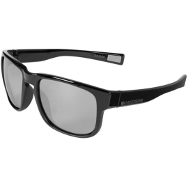 Range glasses - gloss black over matt black frame, silver mirror lens